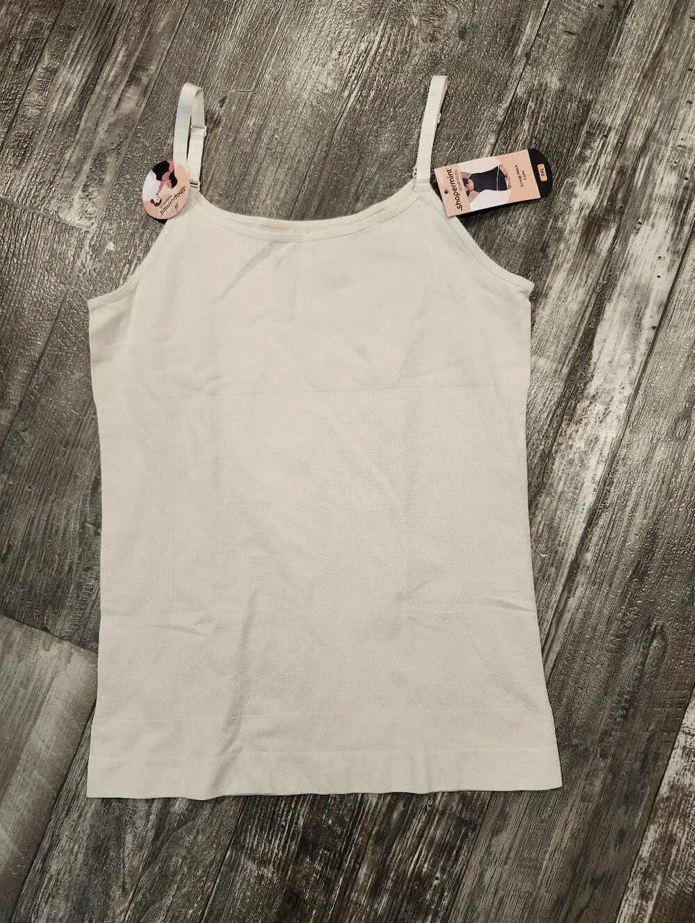 Shapermint Essentials Scoop Neck Cami 3XL Nude Beige Shapewear Tank NWTSoft an